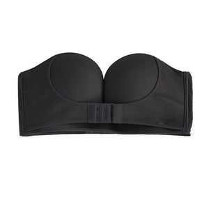 mangolift black strapless pushup bra