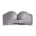 Load image into Gallery viewer, mangolift gray strapless pushup bra
